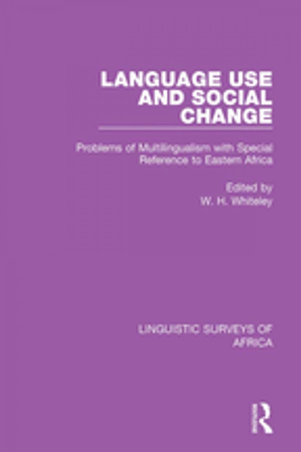 Big bigCover of Language Use and Social Change