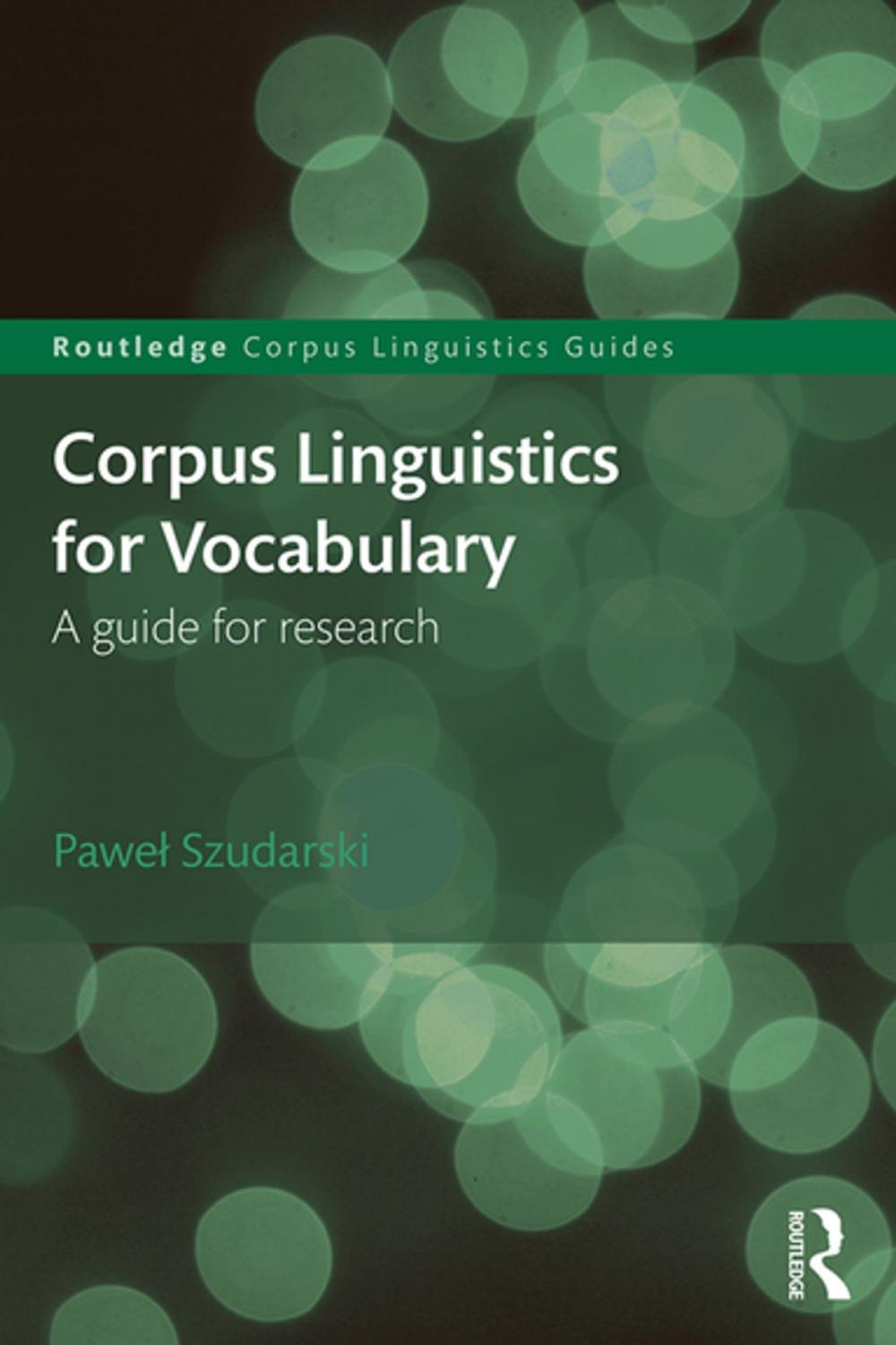 Big bigCover of Corpus Linguistics for Vocabulary