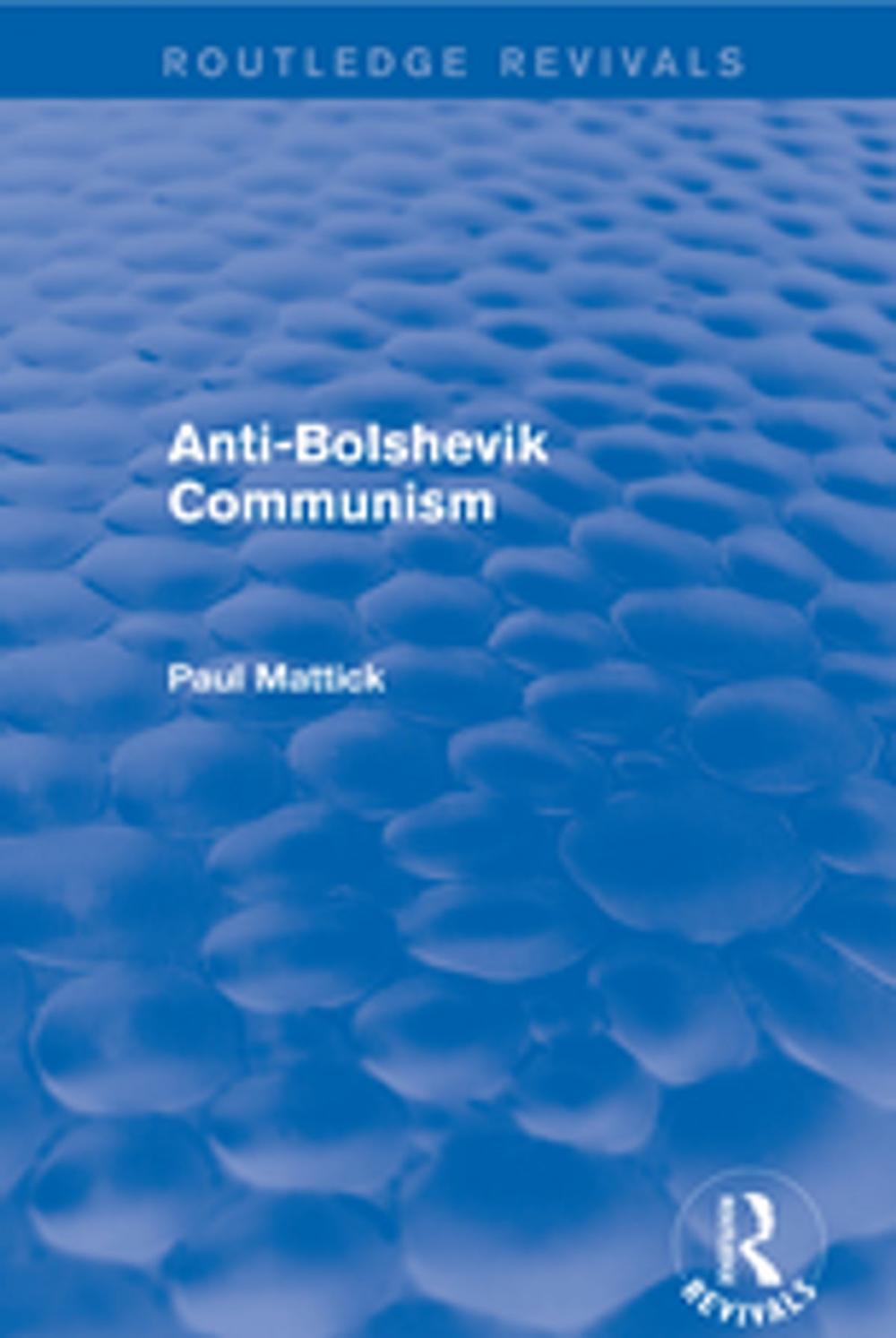 Big bigCover of Anti-Bolshevik Communism