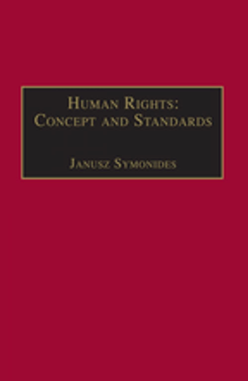 Big bigCover of Human Rights: Concept and Standards