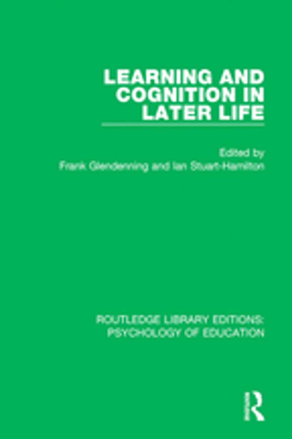 Big bigCover of Learning and Cognition in Later Life