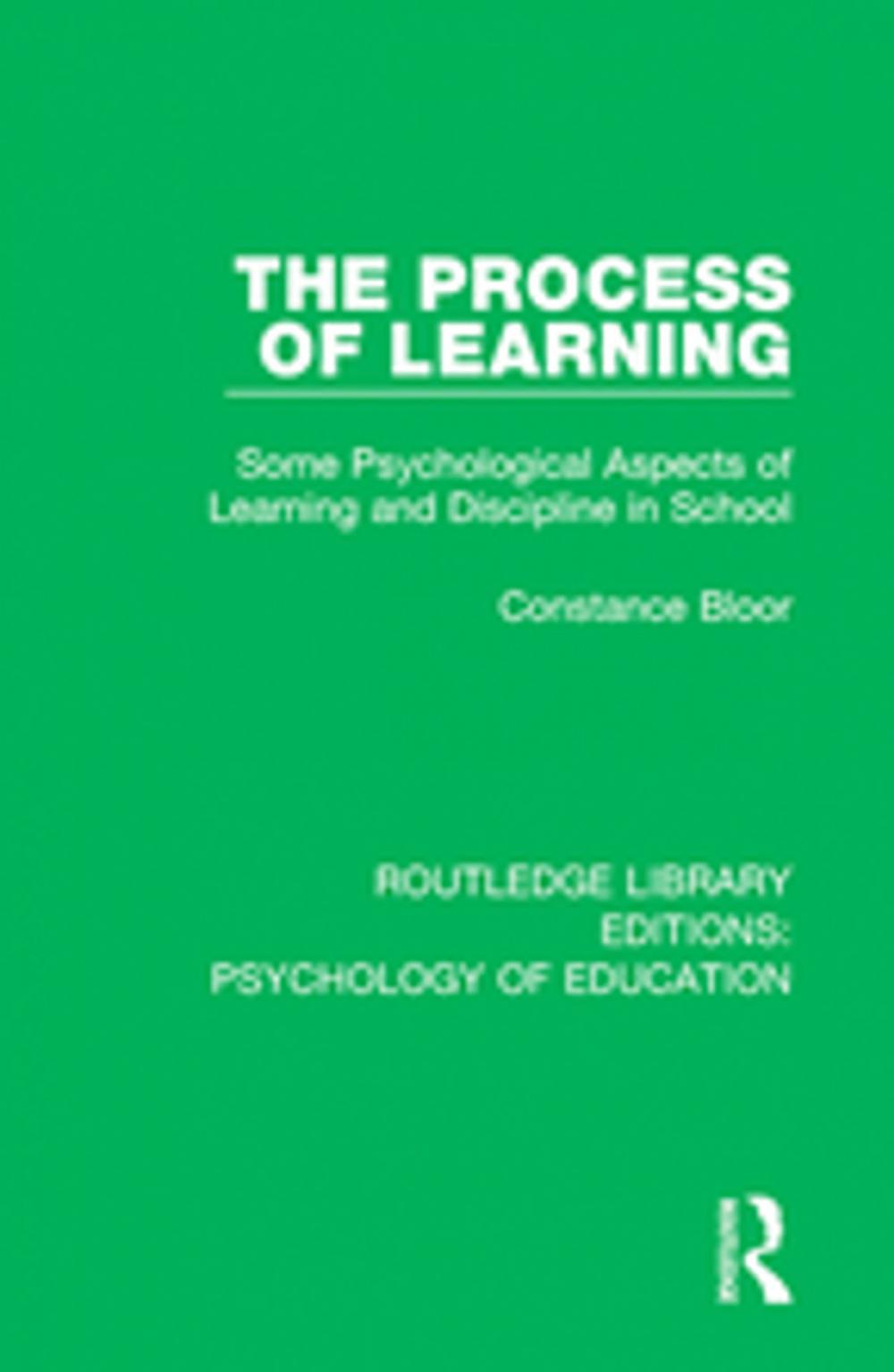 Big bigCover of The Process of Learning