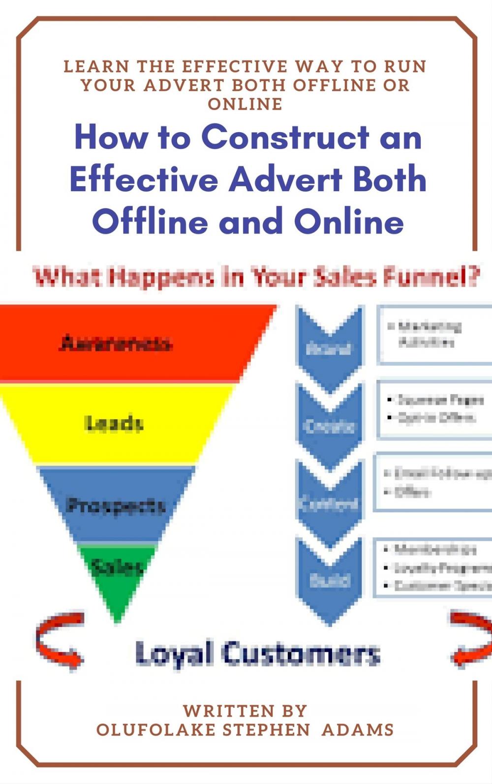 Big bigCover of How to Construct an Effective Advert Both Offline and Online