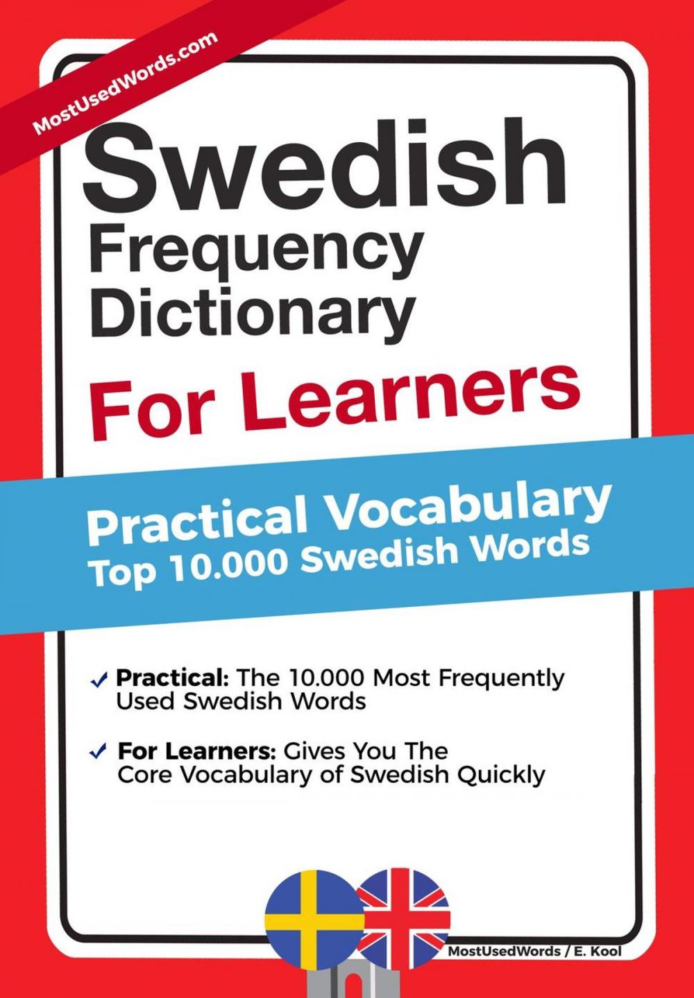 Big bigCover of Swedish Frequency Dictionary for Learners - Practical Vocabulary - Top 10.000 Swedish Words