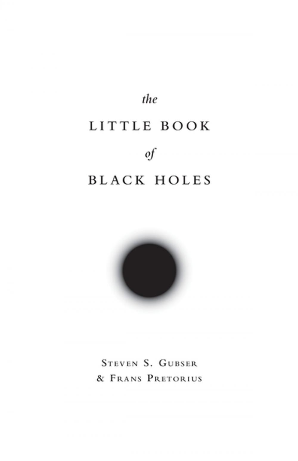 Big bigCover of The Little Book of Black Holes