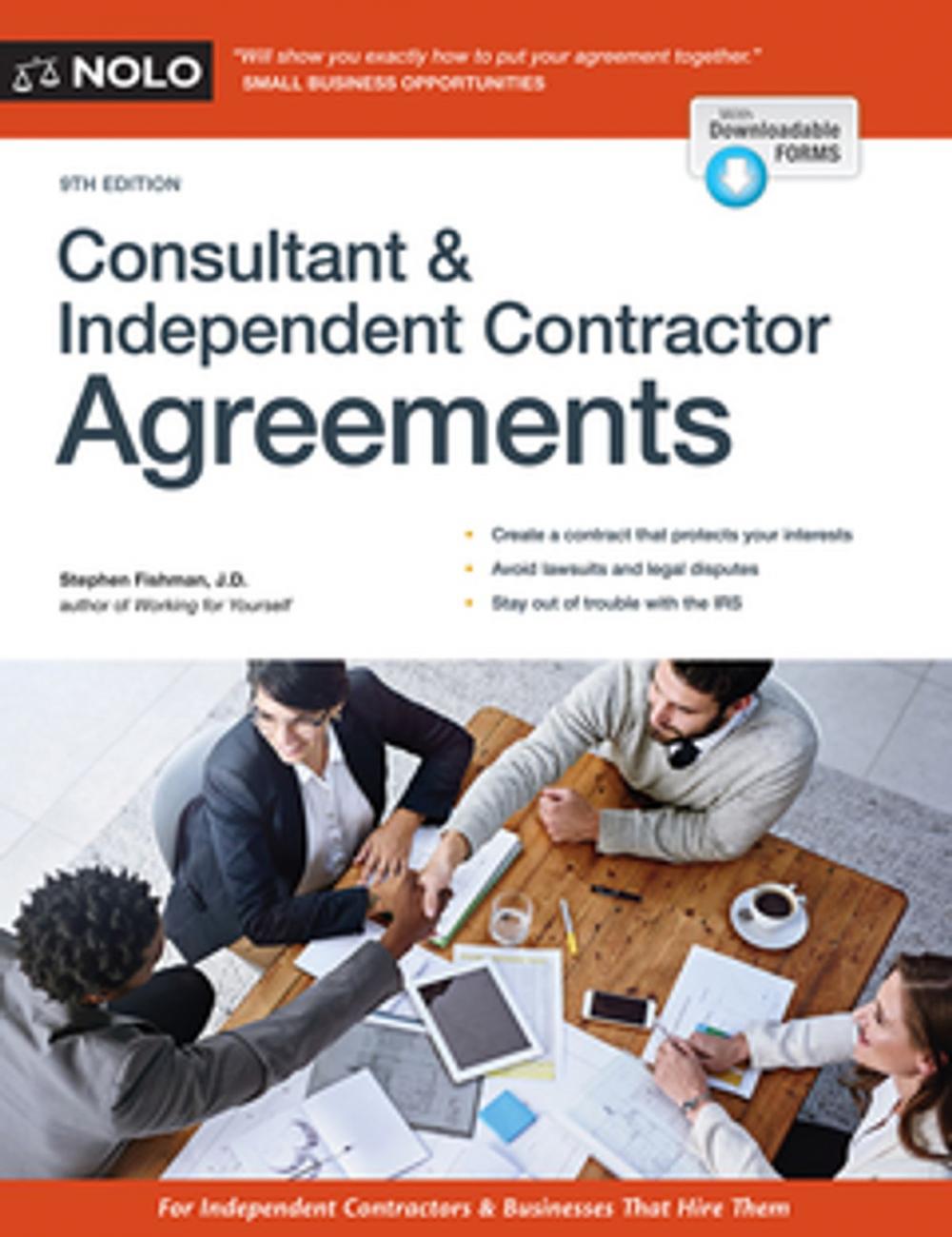 Big bigCover of Consultant & Independent Contractor Agreements