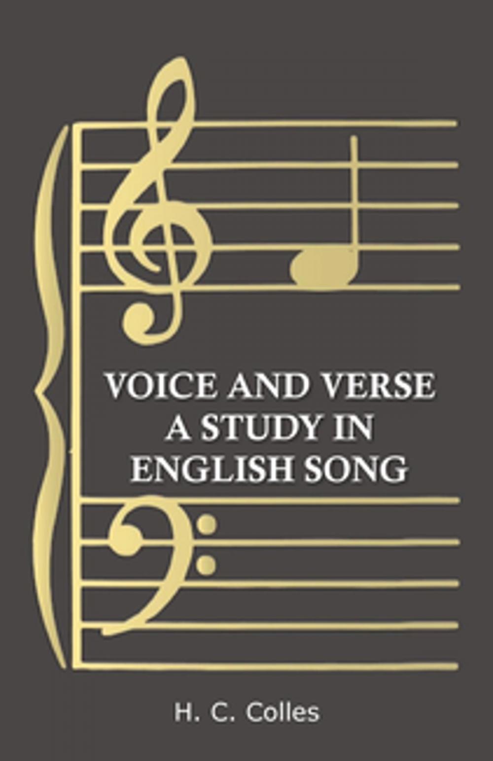 Big bigCover of Voice and Verse - A Study in English Song