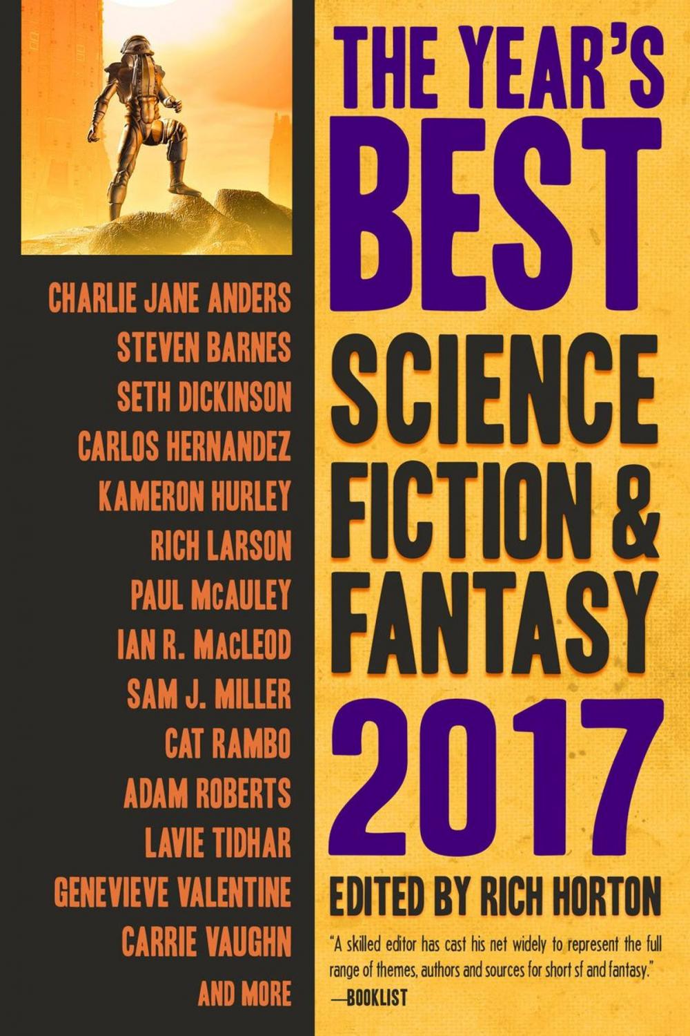 Big bigCover of The Year’s Best Science Fiction & Fantasy, 2017 Edition