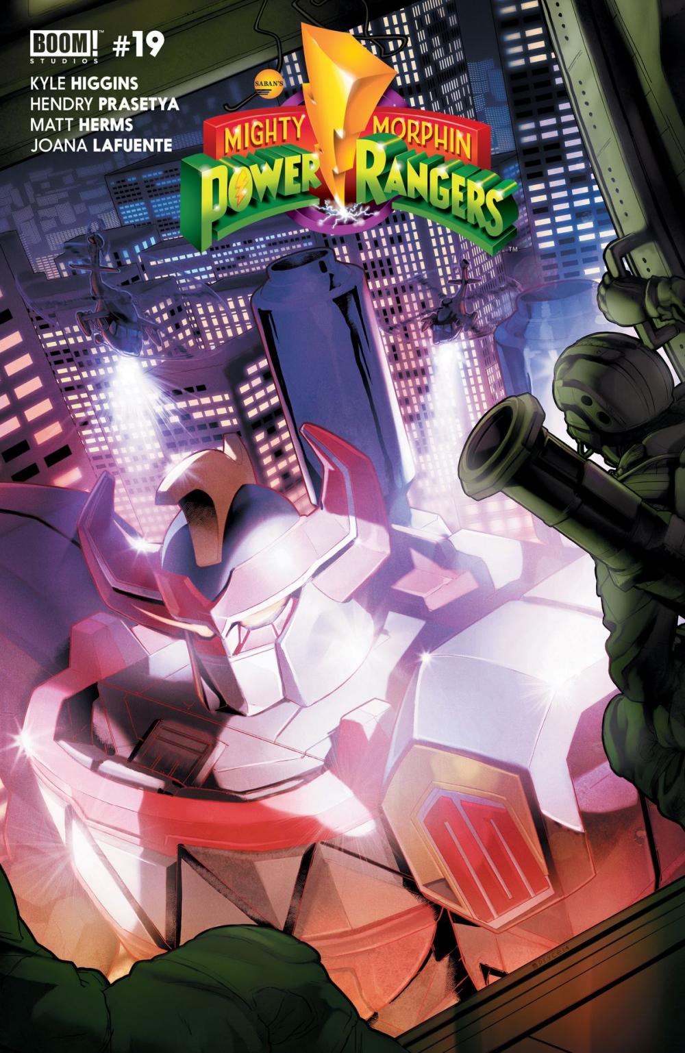 Big bigCover of Mighty Morphin Power Rangers #19