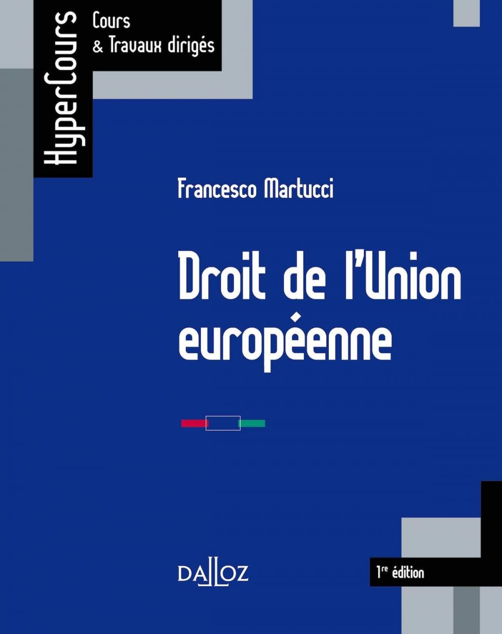 Big bigCover of Droit de l'Union européenne