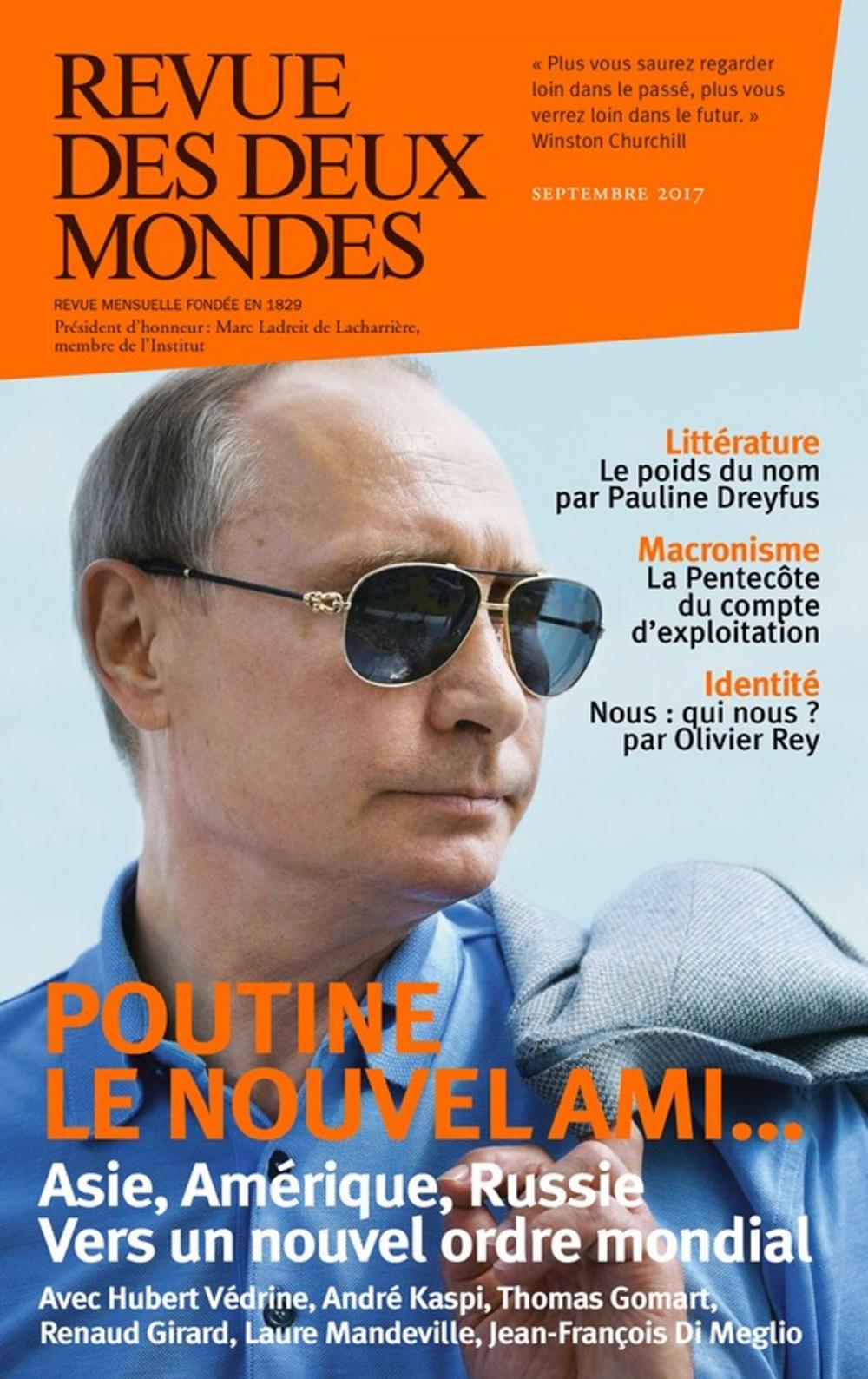 Big bigCover of Revue des Deux Mondes septembre 2017