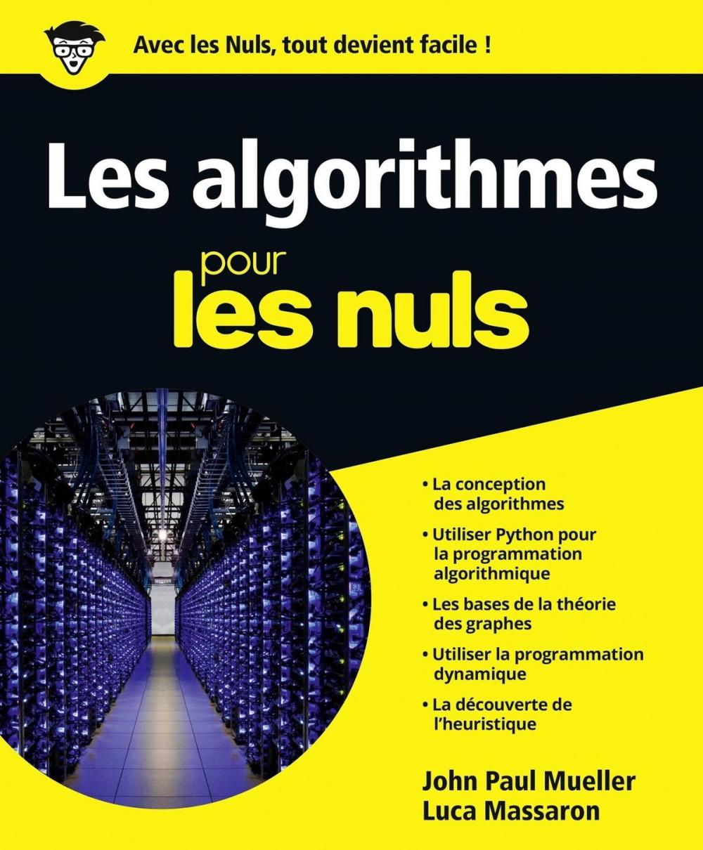 Big bigCover of Les algorithmes pour les Nuls grand format