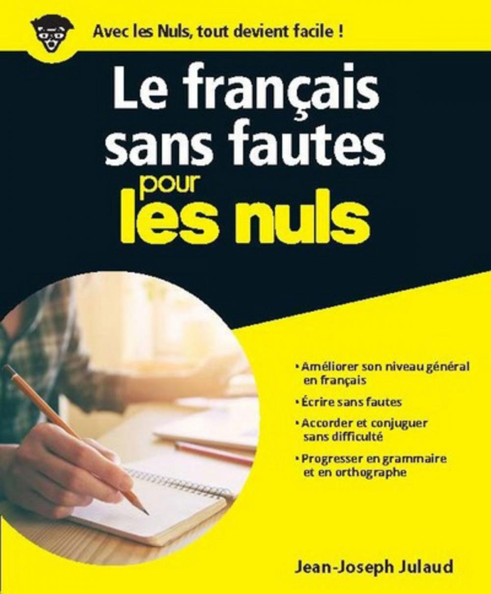 Big bigCover of Le français sans fautes pour les Nuls grand format