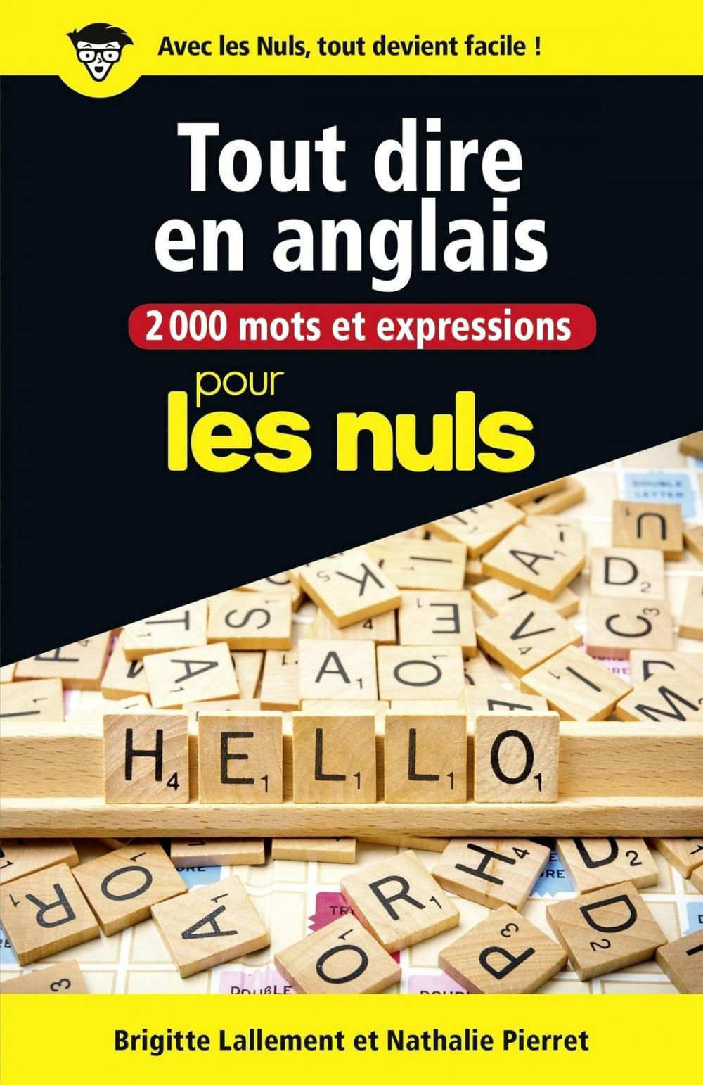 Big bigCover of 2000 mots et expressions pour tout dire en anglais pour les Nuls grand format