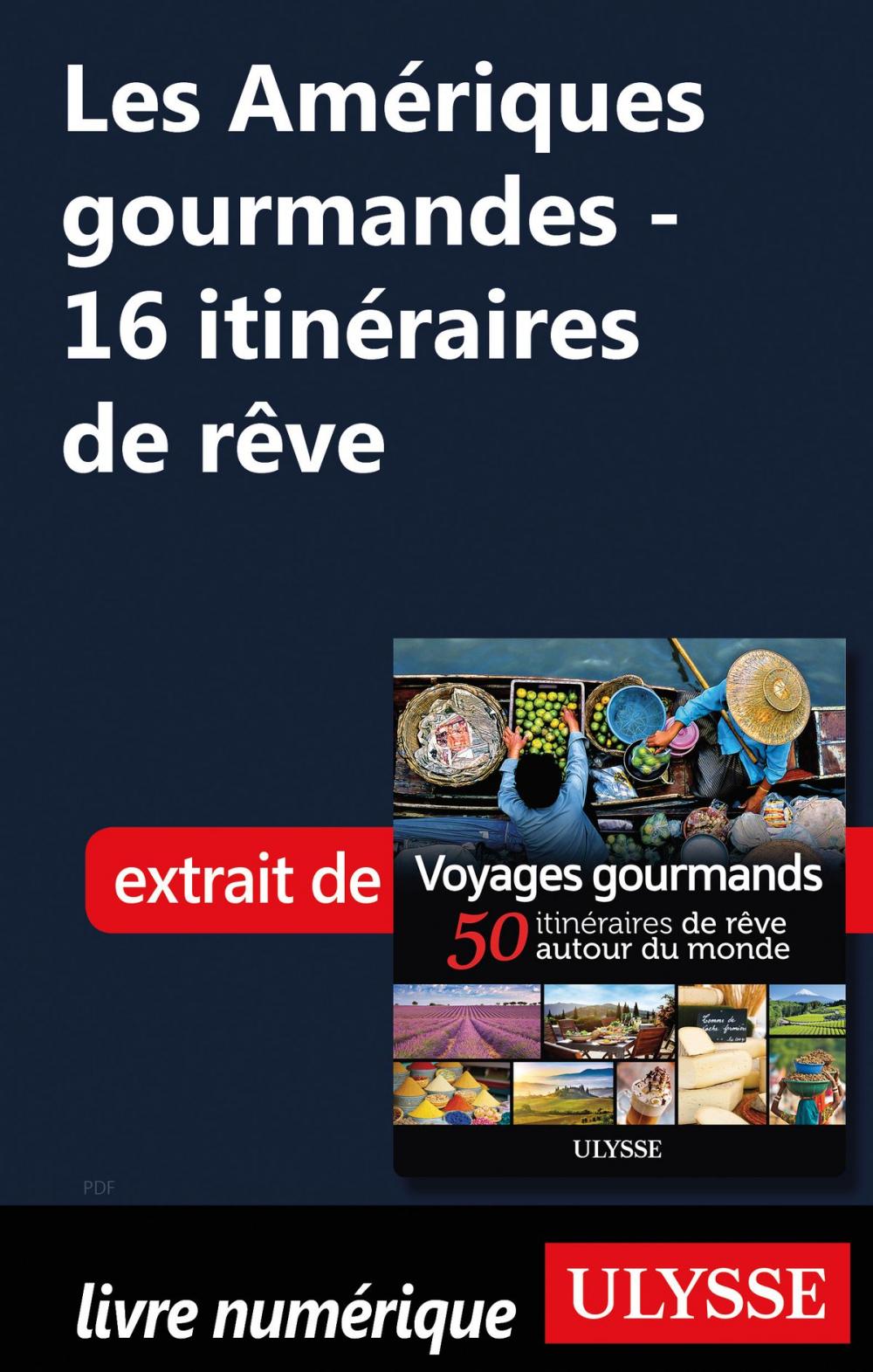 Big bigCover of Les Amériques gourmandes - 16 itinéraires de rêve