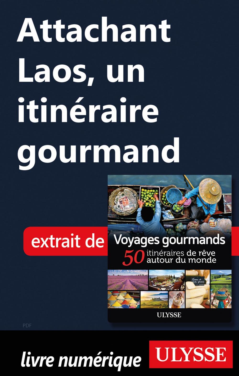 Big bigCover of Attachant Laos, un itinéraire gourmand