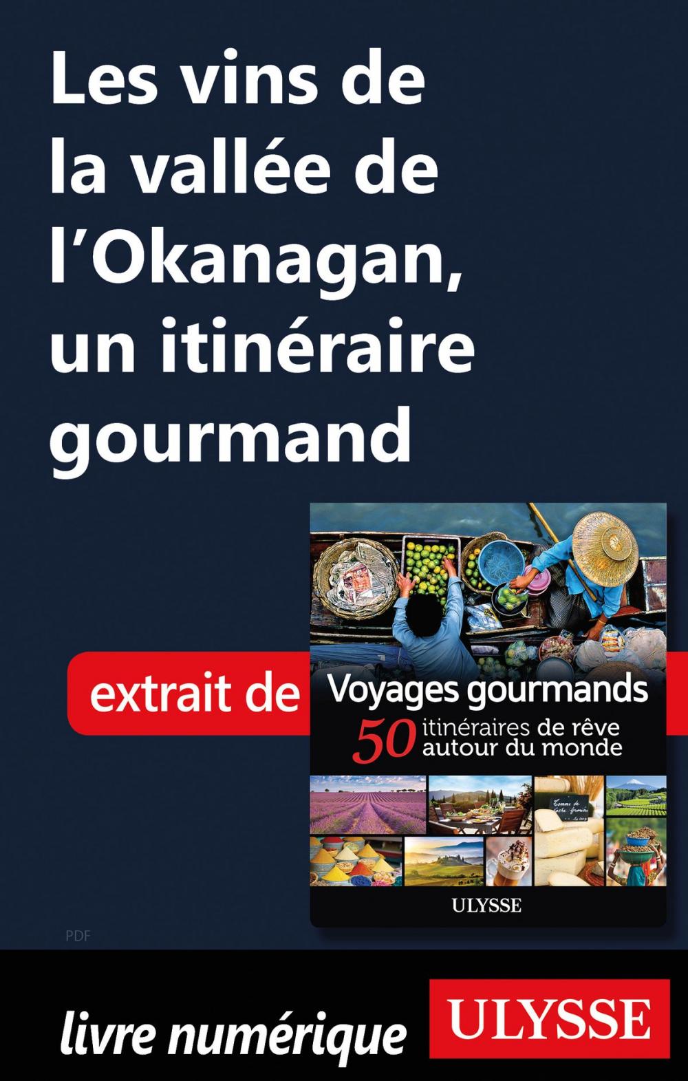 Big bigCover of Les vins de la vallée de l'Okanagan, un itinéraire gourmand