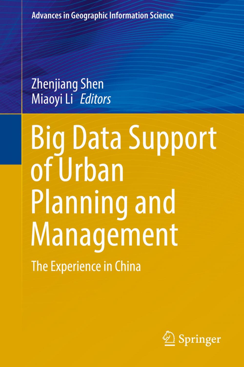 Big bigCover of Big Data Support of Urban Planning and Management