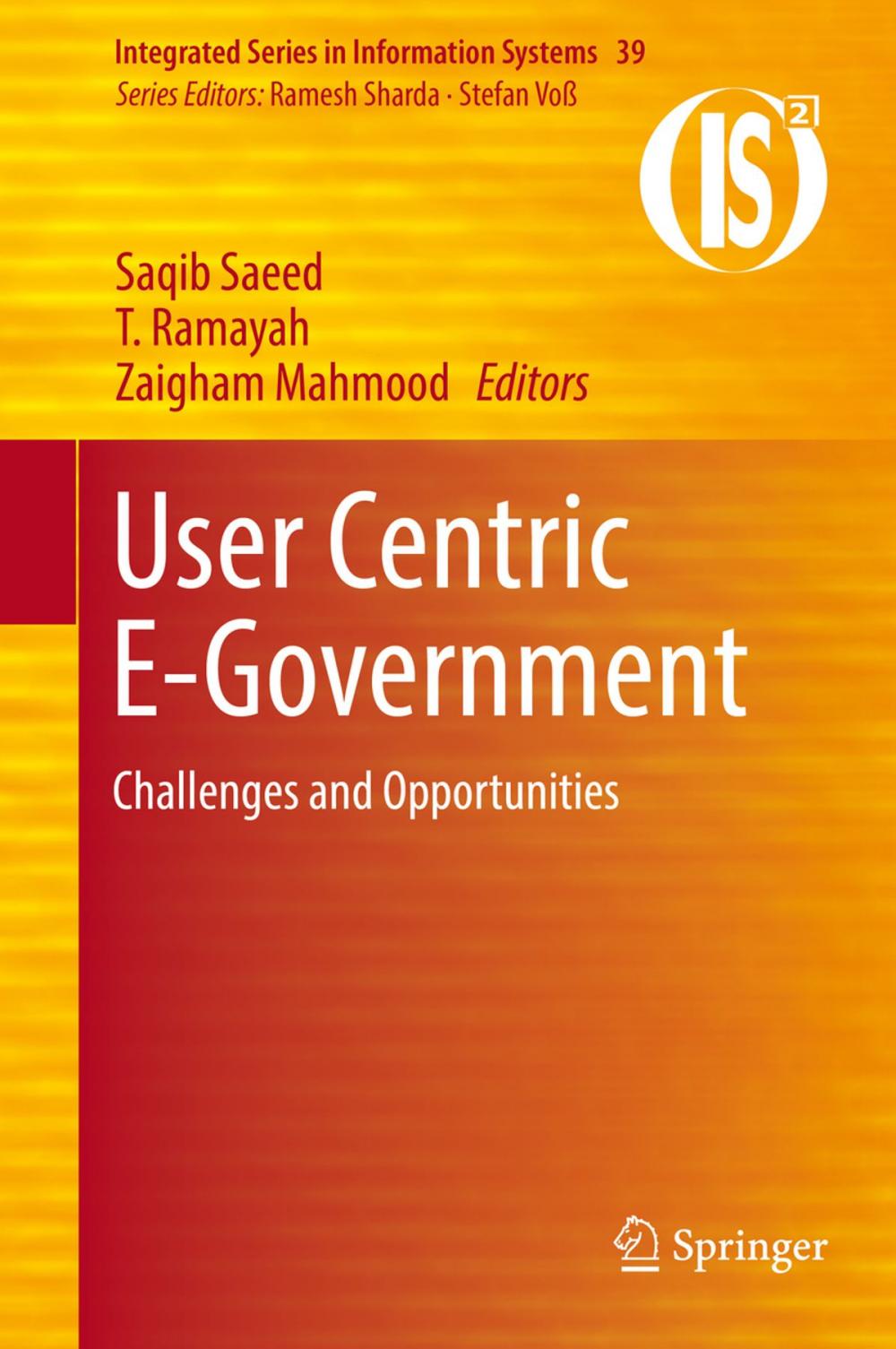 Big bigCover of User Centric E-Government