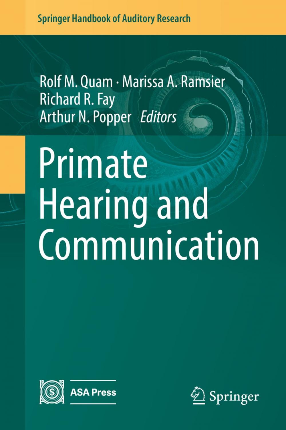 Big bigCover of Primate Hearing and Communication