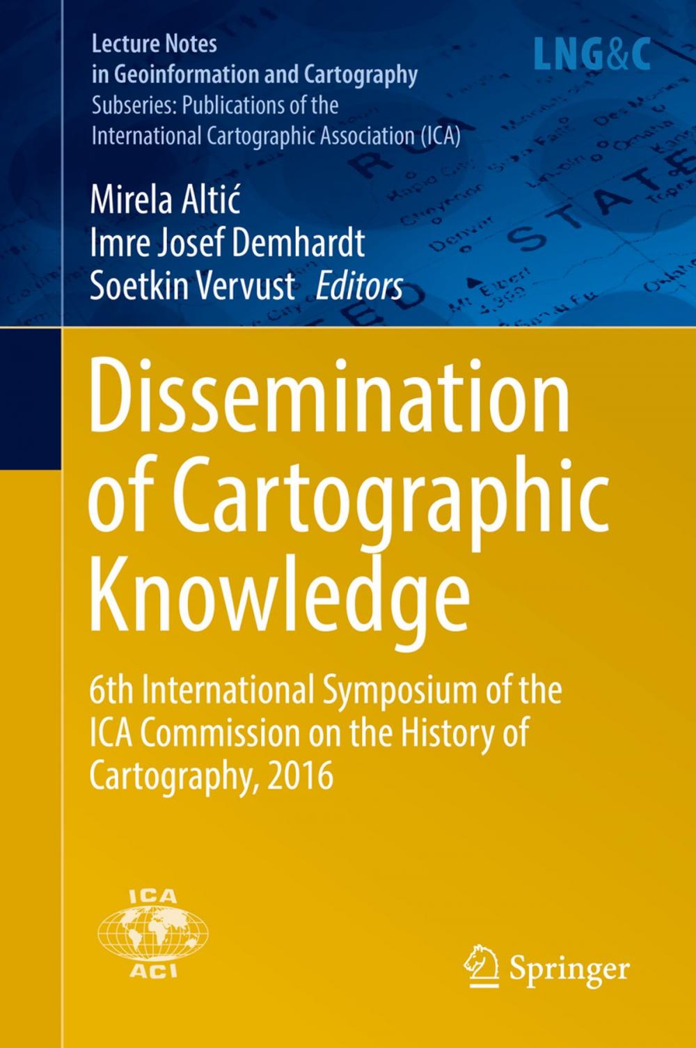 Big bigCover of Dissemination of Cartographic Knowledge