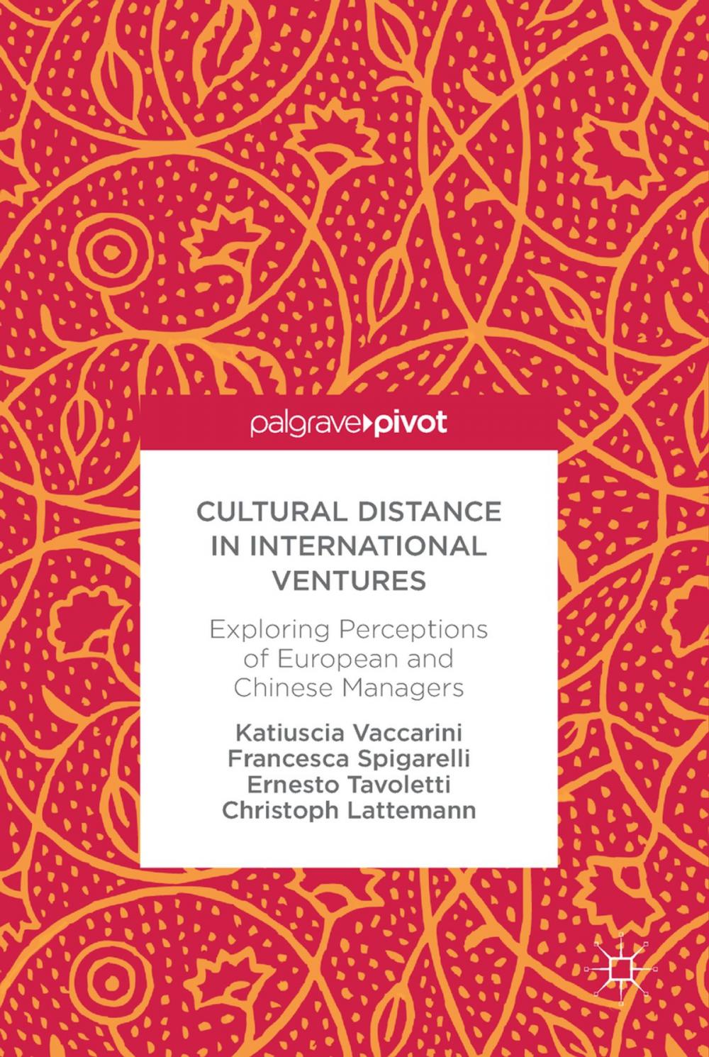 Big bigCover of Cultural Distance in International Ventures