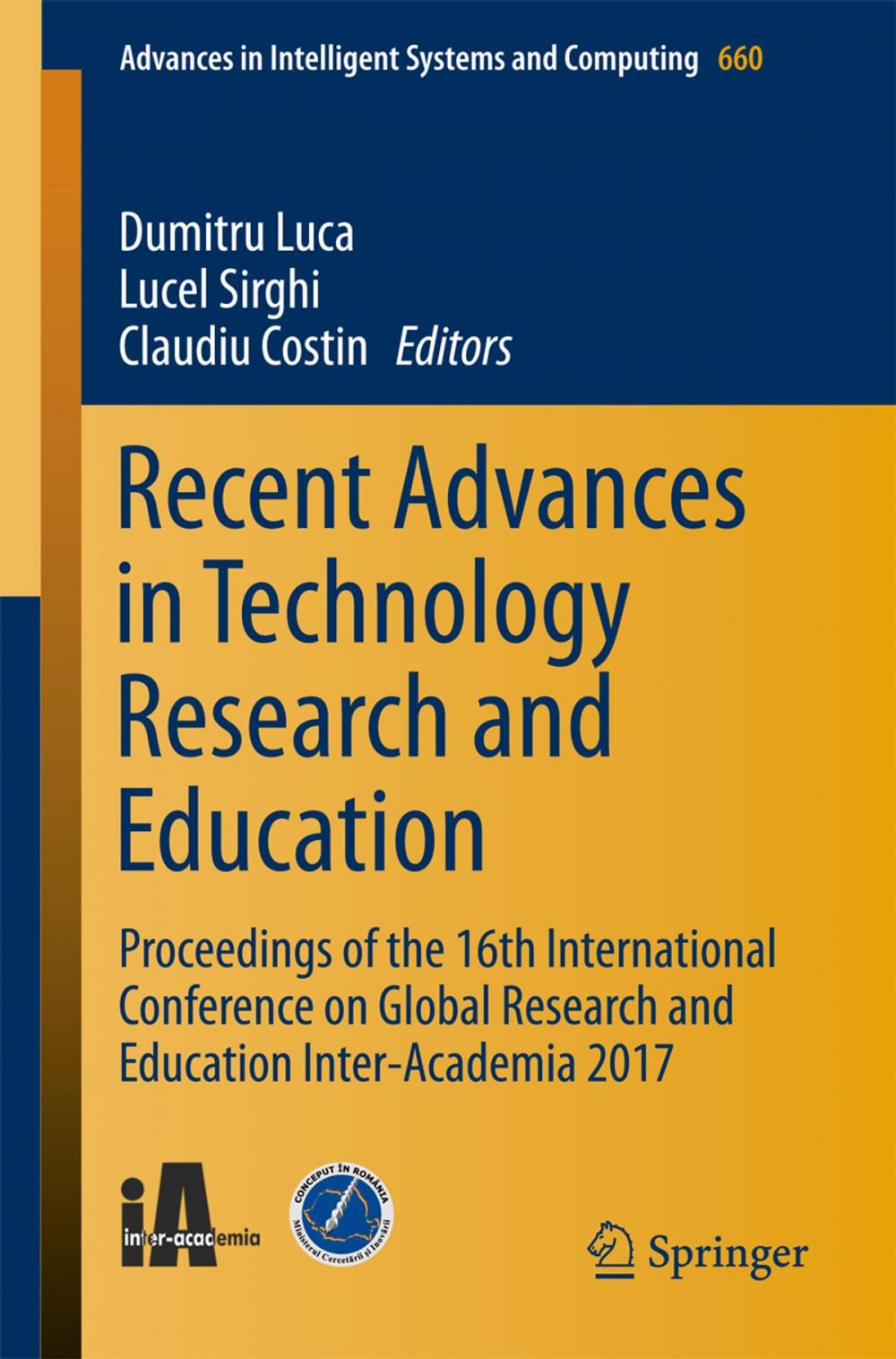 Big bigCover of Recent Advances in Technology Research and Education