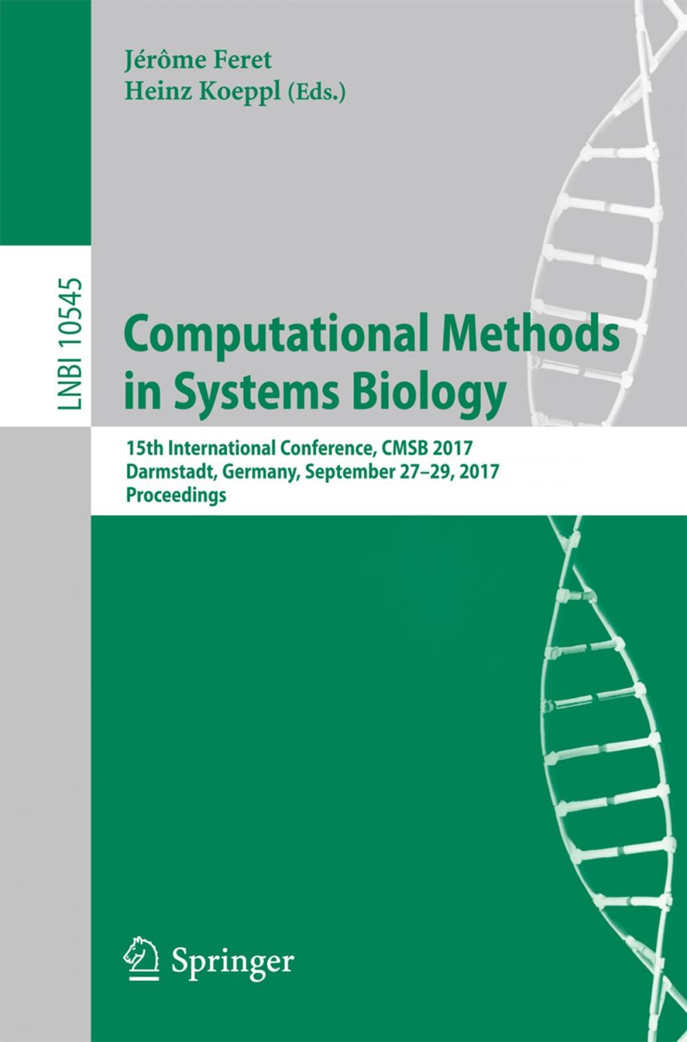 Big bigCover of Computational Methods in Systems Biology