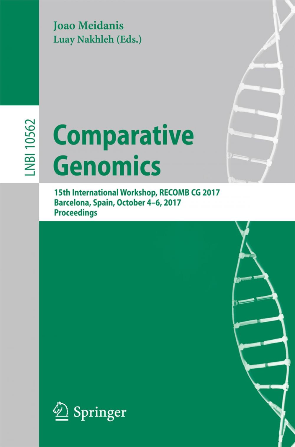 Big bigCover of Comparative Genomics