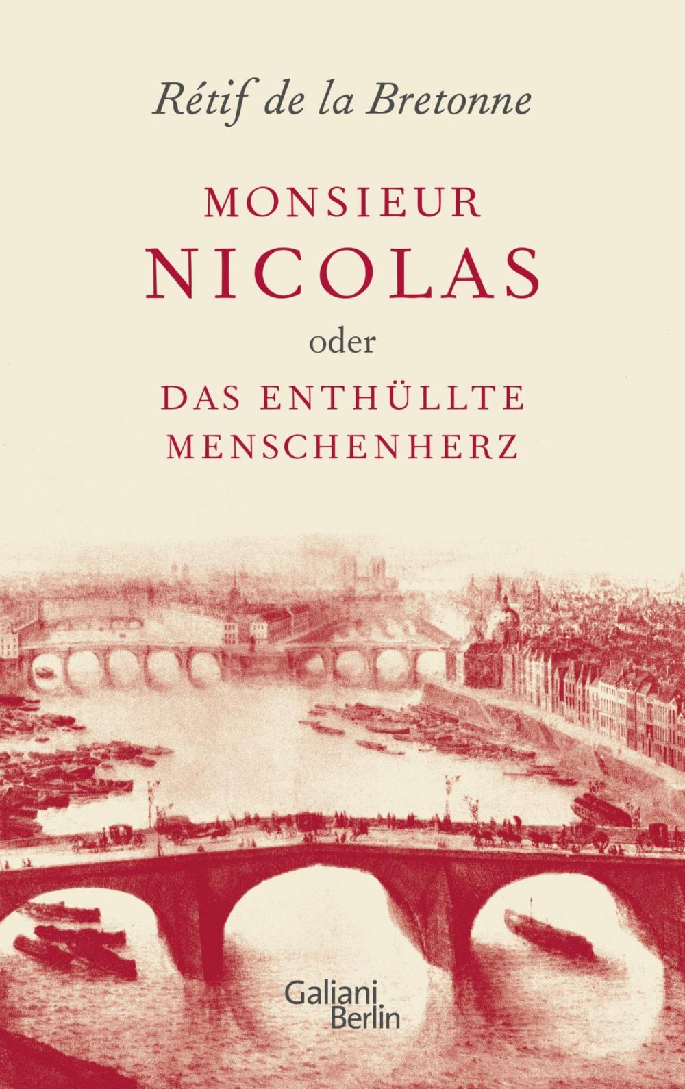 Big bigCover of Monsieur Nicolas oder Das enthüllte Menschenherz