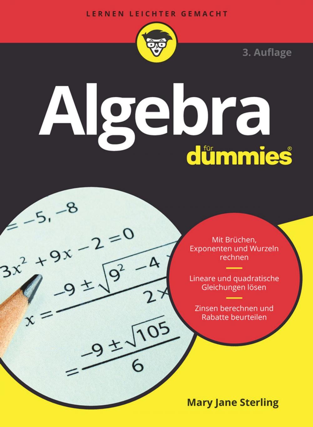 Big bigCover of Algebra für Dummies