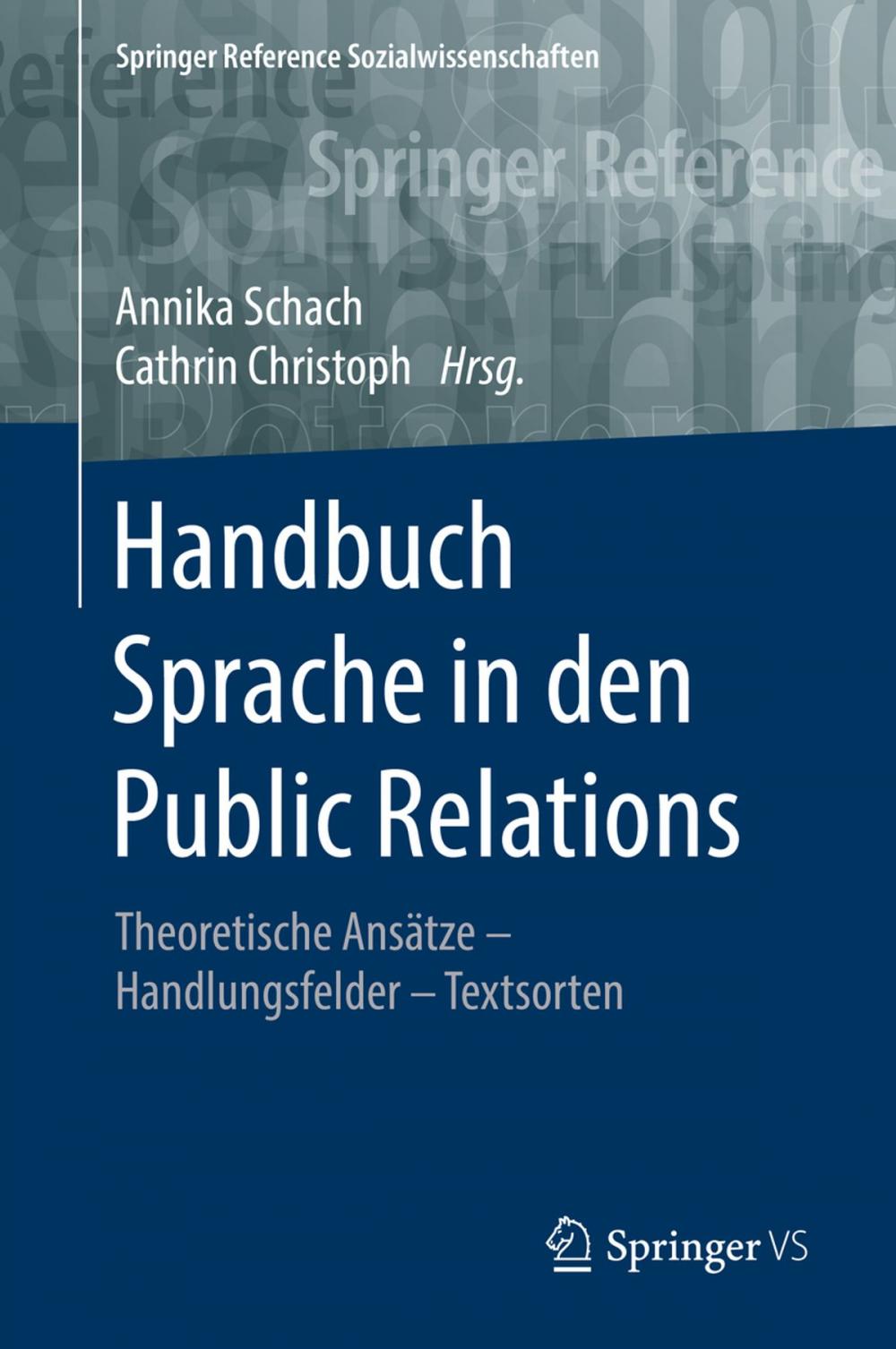 Big bigCover of Handbuch Sprache in den Public Relations