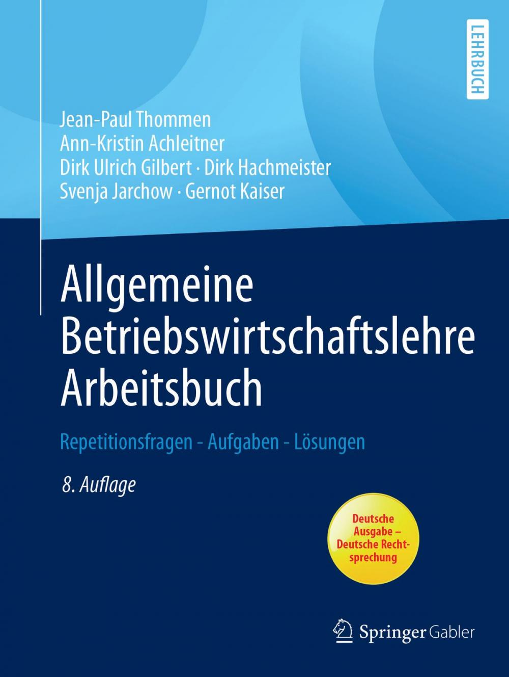 Big bigCover of Allgemeine Betriebswirtschaftslehre Arbeitsbuch