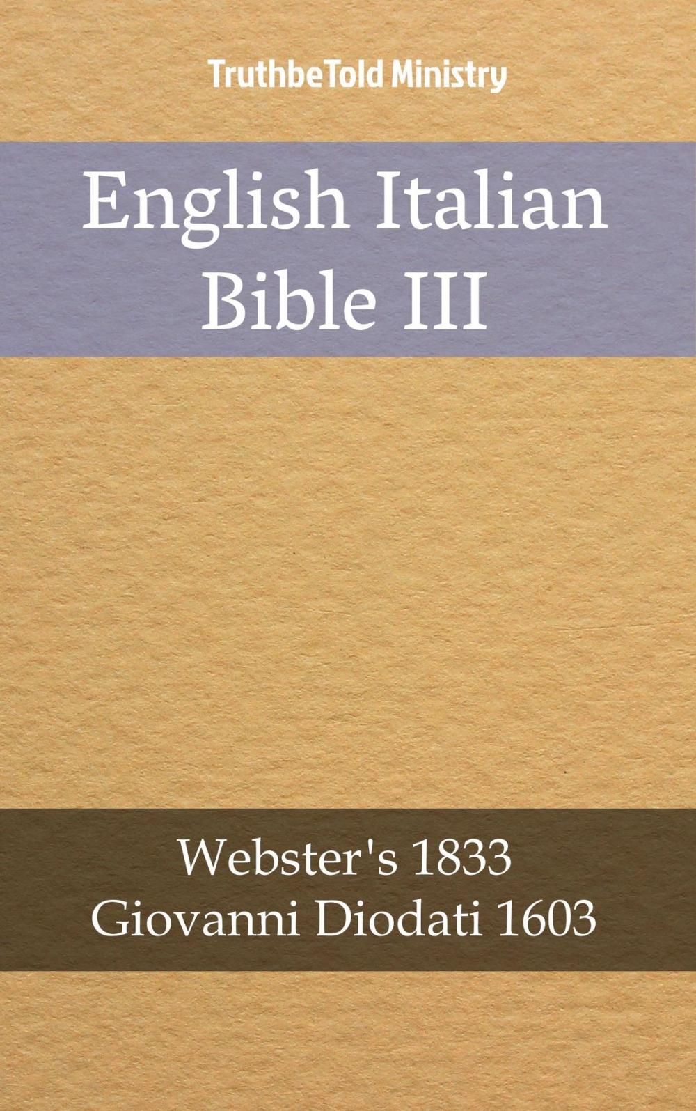 Big bigCover of English Italian Bible III