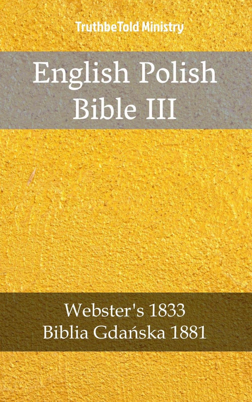 Big bigCover of English Polish Bible III