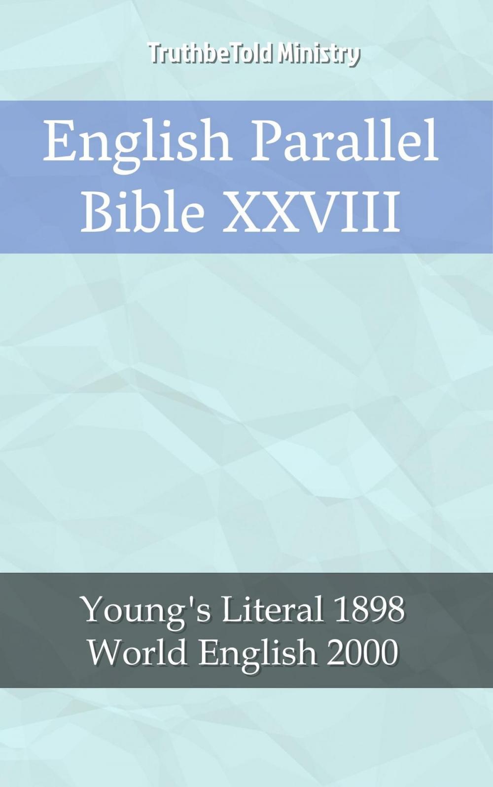 Big bigCover of English Parallel Bible XXVIII