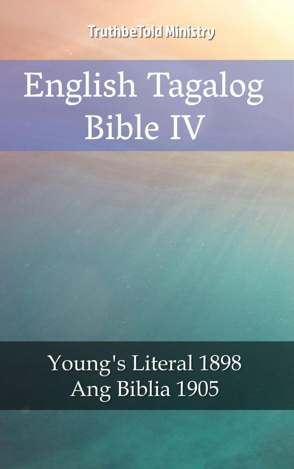 Big bigCover of English Tagalog Bible IV