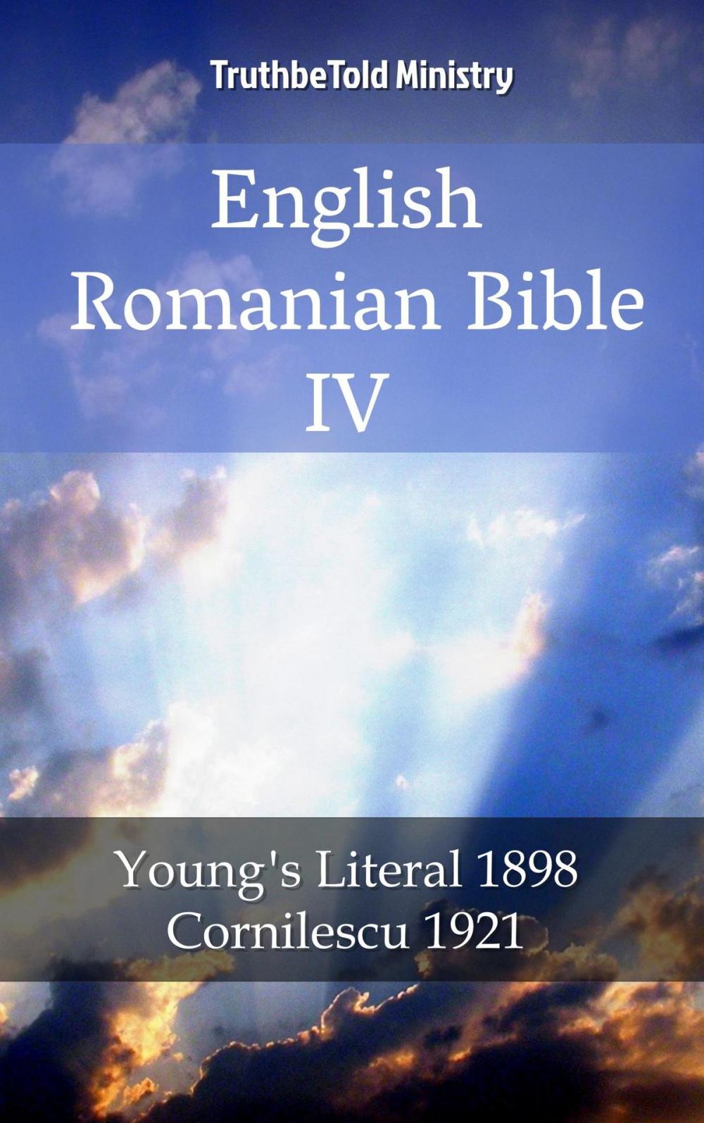 Big bigCover of English Romanian Bible IV