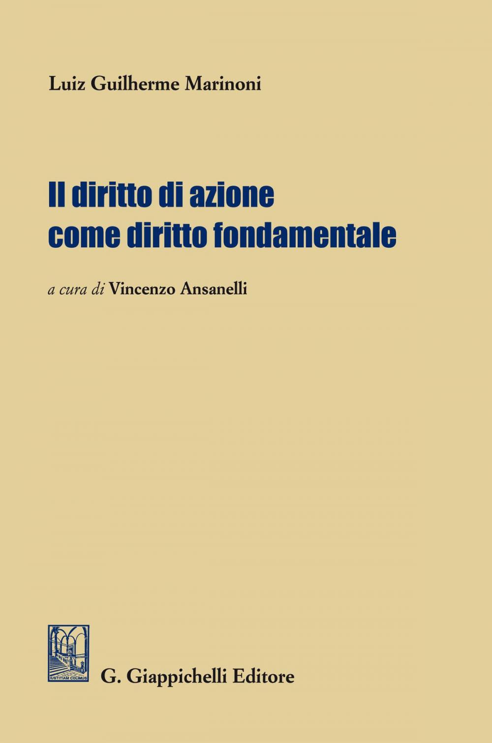 Big bigCover of Il diritto di azione come diritto fondamentale