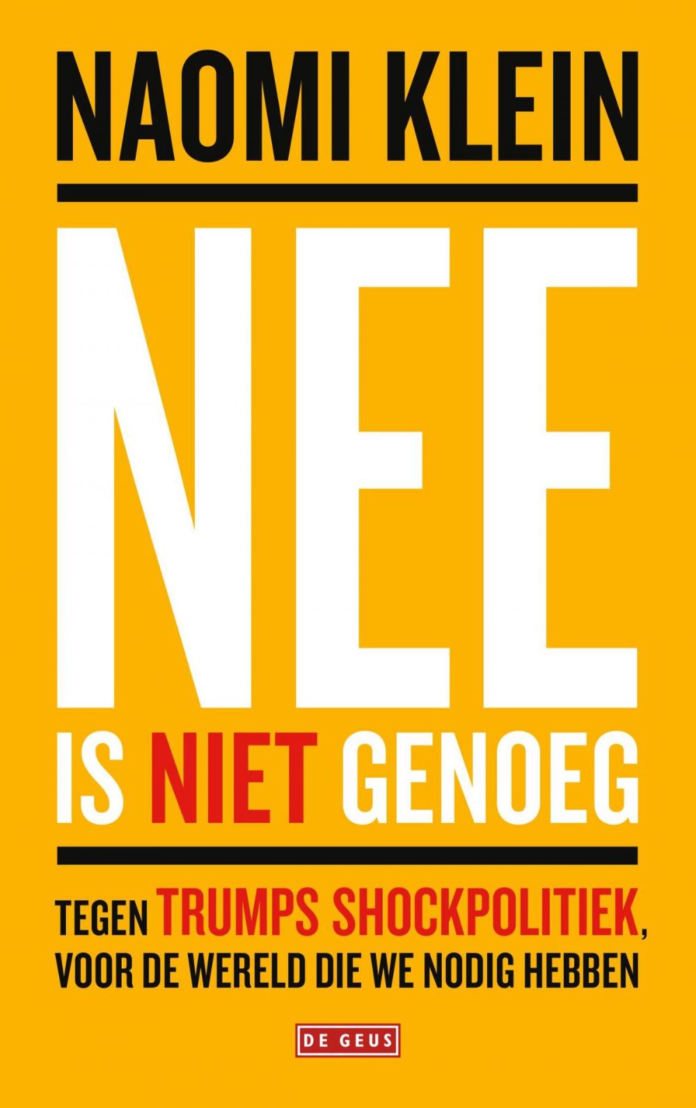 Big bigCover of Nee is niet genoeg