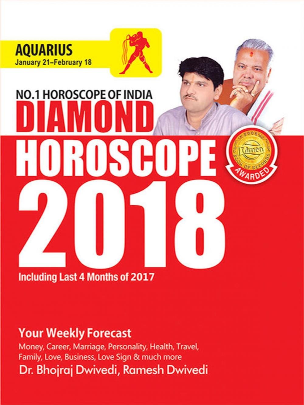 Big bigCover of Diamond Horoscope 2018 : Aquarius