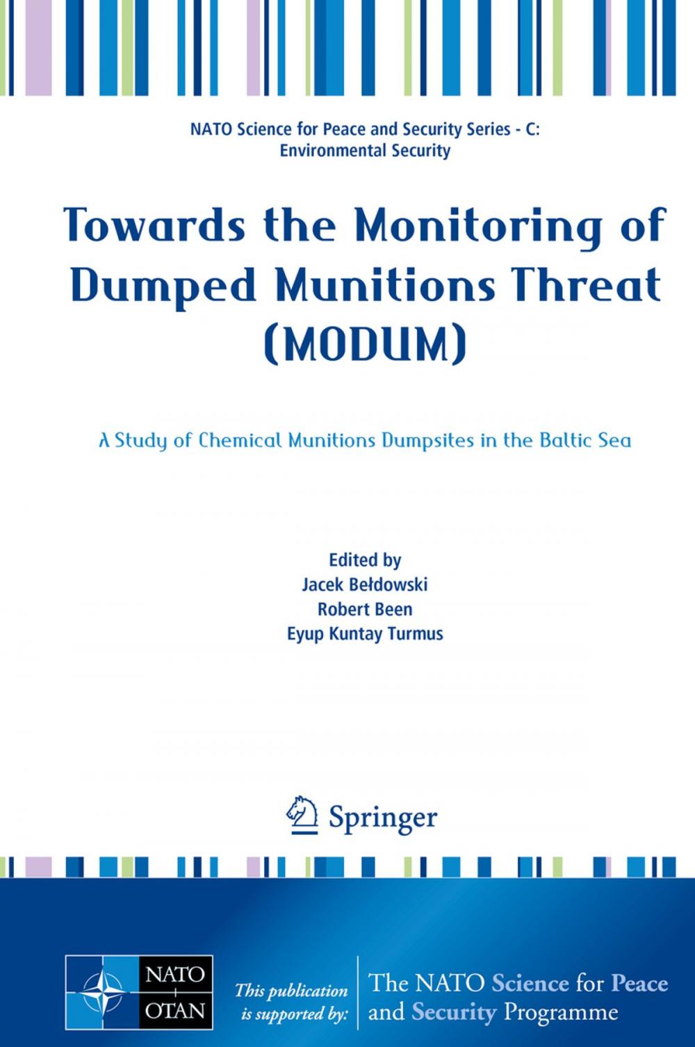 Big bigCover of Towards the Monitoring of Dumped Munitions Threat (MODUM)