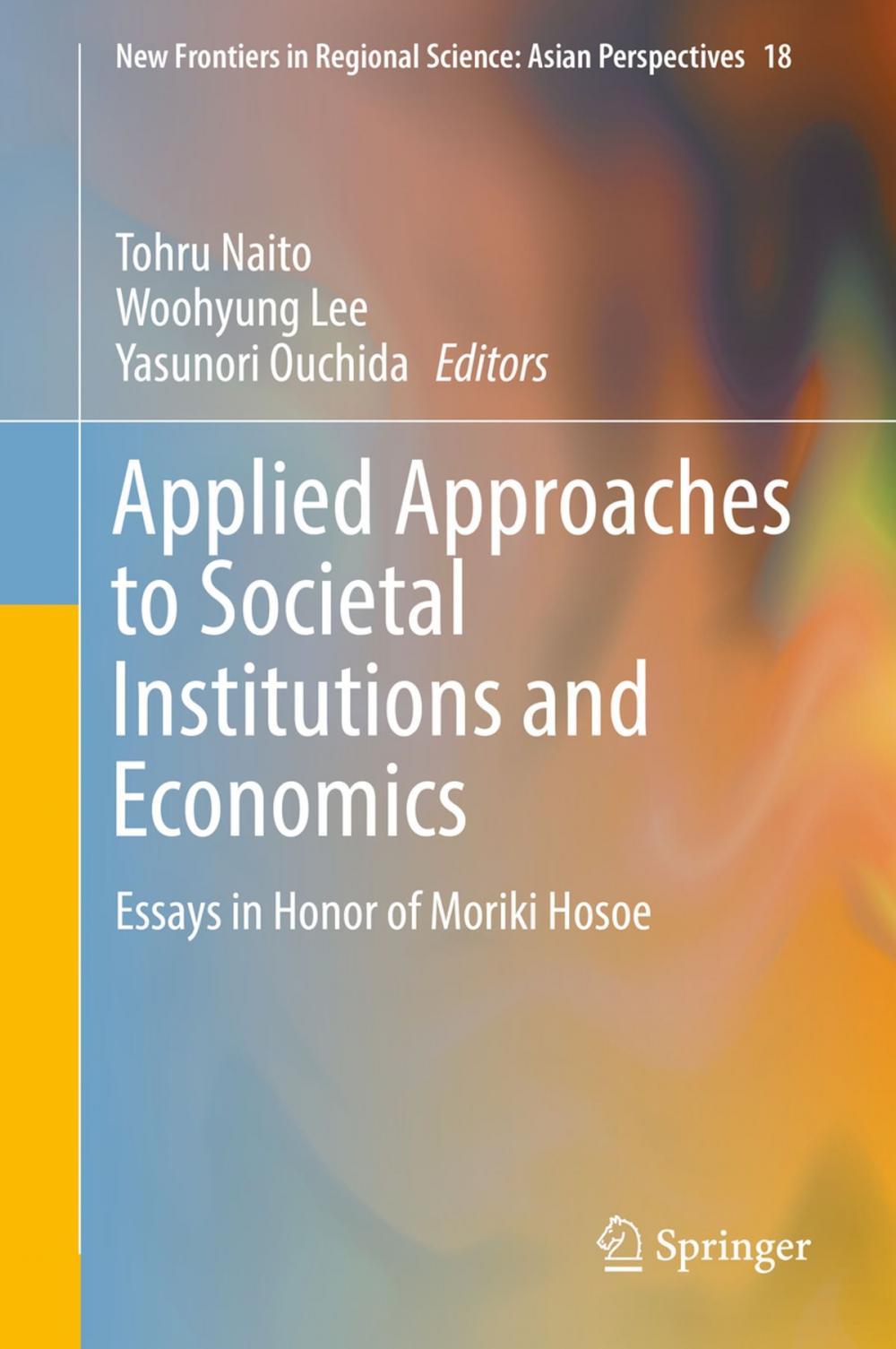 Big bigCover of Applied Approaches to Societal Institutions and Economics