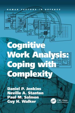 Cover of the book Cognitive Work Analysis: Coping with Complexity by Cox