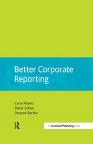 Book cover of Better Corporate Reporting