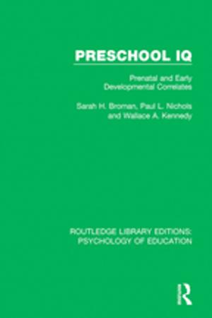 Cover of the book Preschool IQ by Frank Barnaby