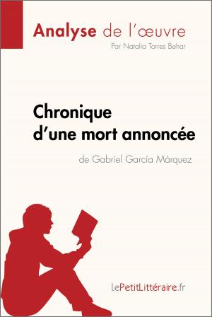 Cover of the book Chronique d'une mort annoncée de Gabriel García Márquez (Analyse de l'oeuvre) by Yolanda Fernández Romero, lePetitLittéraire.fr