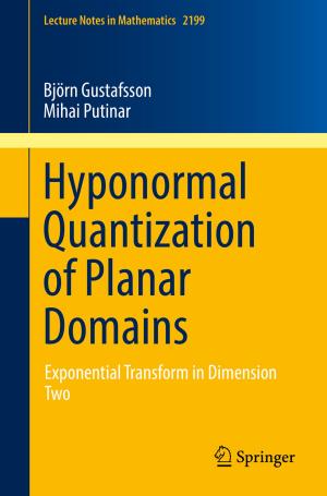 Book cover of Hyponormal Quantization of Planar Domains