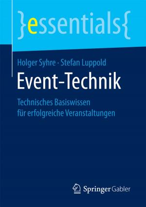 Cover of the book Event-Technik by Rodolfo Dolce, Dorianna de Luca