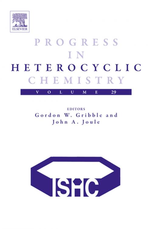 Cover of the book Progress in Heterocyclic Chemistry by , Elsevier Science